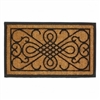 Door Mat with Scroll Design