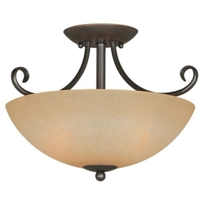 Berkshire Classic Bronze Ceiling Light