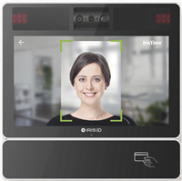 iT100 - AMP Iris Facial Recognition Clock with Card Reader