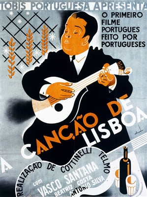 A Cancao de Lisboa (1933) Cottinelli Telmo; Vasco Santana, Manoel de Oliveira
