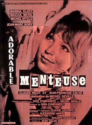 Adorable Menteuse (1962) Michel Deville; Marina Vlady, FranÃ§oise DorlÃ©ac