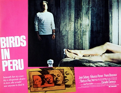 Birds in Peru (1968) Jean Seberg, Maurice Ronet