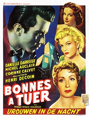 Bonnes a Tuer (1954) Henri Decoin; Danielle Darrieux, Michel Auclair
