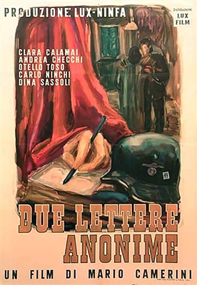 Due Lettere Anonime (1945) M. Camerini; Andrea Checchi, Clara Calamai