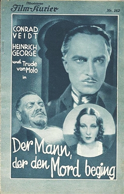 Der Mann der den Mord Beging (1931) Curtis Bernhardt, Conrad Veidt
