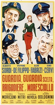 Guardias de Roma (1956) M. Bolognini; Alberto Sordi, Aldo Fabrizi, Gino Cervi