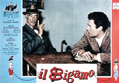 Il Bigamo (1956) Luciano Emmer, Marcello Mastroianni, Giovanna Ralli