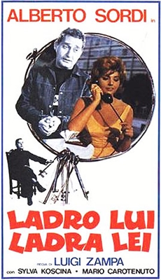 Ladro Lui, Ladra Lei (1958) Luigi Zampa; Alberto Sordi, Sylva Koscina