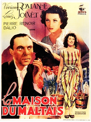 La Maison du Maltais (1938) Pierre Chenal; Viviane Romance, Louis Jouvet, Pierre Renoir