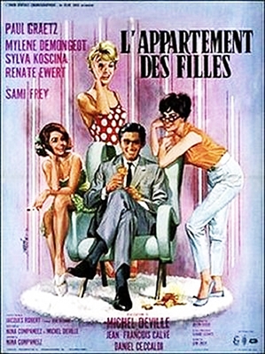 L'appartement des Filles (1963) Michel Deville; Mylene Demongeot, Sylva Koscina