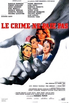 Le Crime ne Paie Pas (1962) Gerard Oury; Edwige Feuillere, Danielle Darrieux