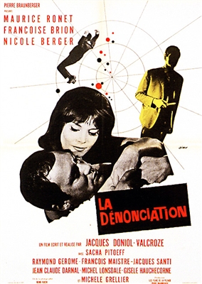 La Denonciation (1962) Maurice Ronet, Francoise Brion
