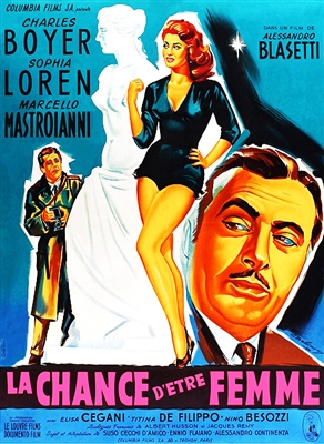 La Fortuna di Essere Donna (1956) A. Blasetti; Sophia Loren, Charles Boyer