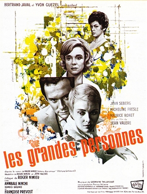 Les Grandes Personnes (1961) Jean Seberg, Maurice Ronet, Micheline Presle