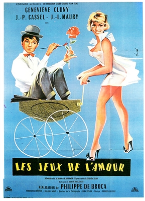 Les Jeux de L'amour (1960) Philippe de Broca; Jean-Pierre Cassel, Genevieve Cluny
