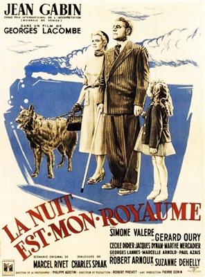 La Nuit est Mon Royaume (1951) G. Lacombe; Jean Gabin, Simone Valere