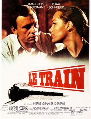 Le Train (1973) Jean-Louis Trintignant, Romy Schneider