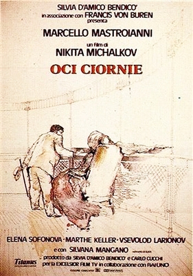 Oci Ciornie (1987) Marcello Mastroianni, Marthe Keller, Silvana Mangano