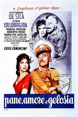 Pane, Amore e Gelosia (1954) Gina Lollobrigida, Vittorio De Sica