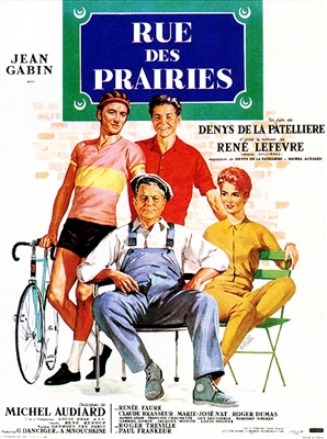 Rue des Prairies (1959) Jean Gabin, Marie-Jose Nat, Claude Brasseur