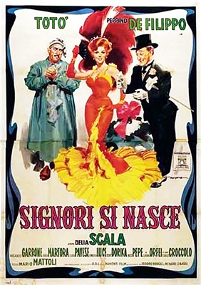 Signori si Nasce (1960) M. Mattoli; Toto, Peppino De Filippo, Delia Scala