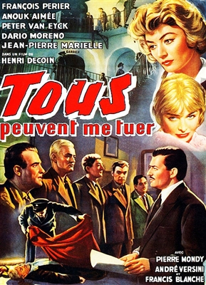 Tous Peuvent Me Tuer (1957) Henri Decoin; Anouk Aimee, Peter Van Eyck