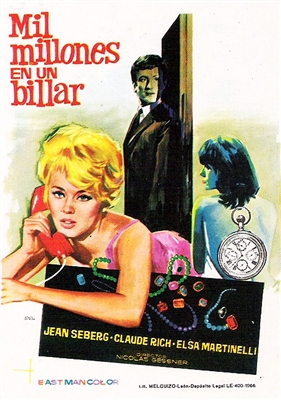 Un Milliard dans un Billard (1965) Jean Seberg, Elsa Martinelli