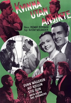 Woman Without a Face (1947) Gustaf Molander; Alf Kjellin, Anita Bjork