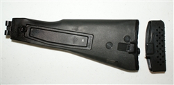 Russian Black AK polymer stock w/cut, with pad