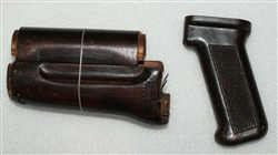 Russian AKS74U (Krink) handguard set, with grip and spring, take off