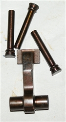 Russian axis pin and hammer for fire control group, early (red)