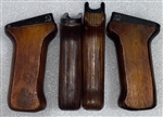 Russian Laminate pistol grip with Soviet Hammer and Sickle mark