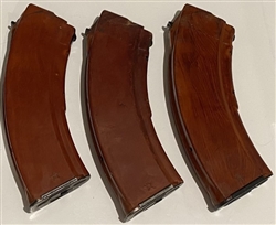 Russian Tula bakelite 30rd AK47 magazine with metal reingorced feed lips and Cyrillic letter