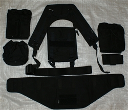 Russian lightweight equipment carrying system. Black.
