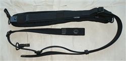 Russian current production sling for SVD type rifles, black with pad