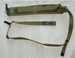 Russian current production sling for SVD type rifles, khaki with pad