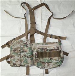 Russian ultra light load bearing vest for AK mags. Multicam.