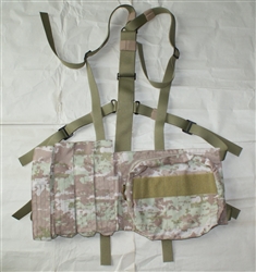 Russian ultra light load bearing vest for Vityaz mags. Syrian camo