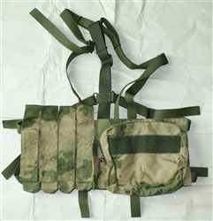 Russian ultra light load bearing vest for Vityaz mags. Moss.
