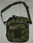 Russian light messenger style bag. Moss