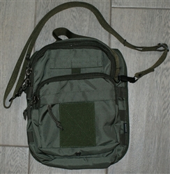 Russian light messenger style bag. Olive green.