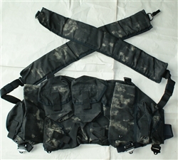 Russian SVD load bearing vest. Black moss