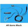 BDN6730: 3-Wire: Earpiece Mic & PTTSwitch Black
