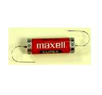 3.6V/2750mAh Maxell AA Lithium w/ Axial Leads