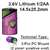 COMP-4-3: 3.6V/950mAh lithium 1/2AA 3pin PC Mount