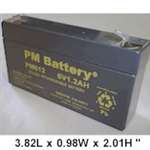 LA613: 6V/1.3AH OR 6V/1.2AH Sealed Lead Acid Battery