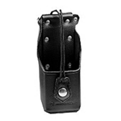 NTN7238: Motorola Leather Carry Case w/ Belt Loop & D-Rings