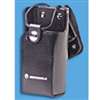 RLN4866: Motorola Hard Leather Swivel Carry Case Black