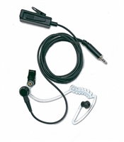 RLN5312A: Motorola Comfort Earpiece with Mic & Push-To-Talk Combined (2-Wire) Black.