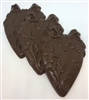 Valentine's 3 Dark Chocolate Cupid Hearts